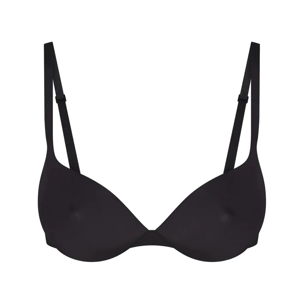 NWT Skims Ultimate Bra Nipple Push-up Bra Onyx Black 32C